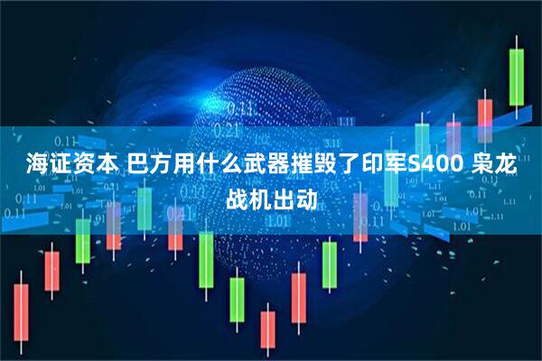 海证资本 巴方用什么武器摧毁了印军S400 枭龙战机出动