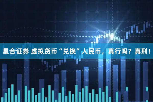 星合证券 虚拟货币“兑换”人民币，真行吗？真刑！